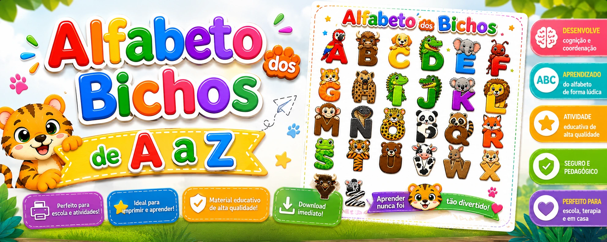 Alfabeto dos Bichos